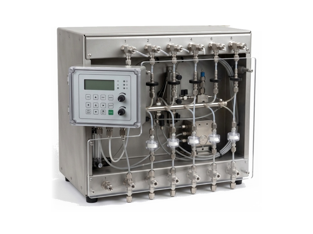 8-Channel Sequential Aerosol Sampler System in Stainless Steel Enclosure
