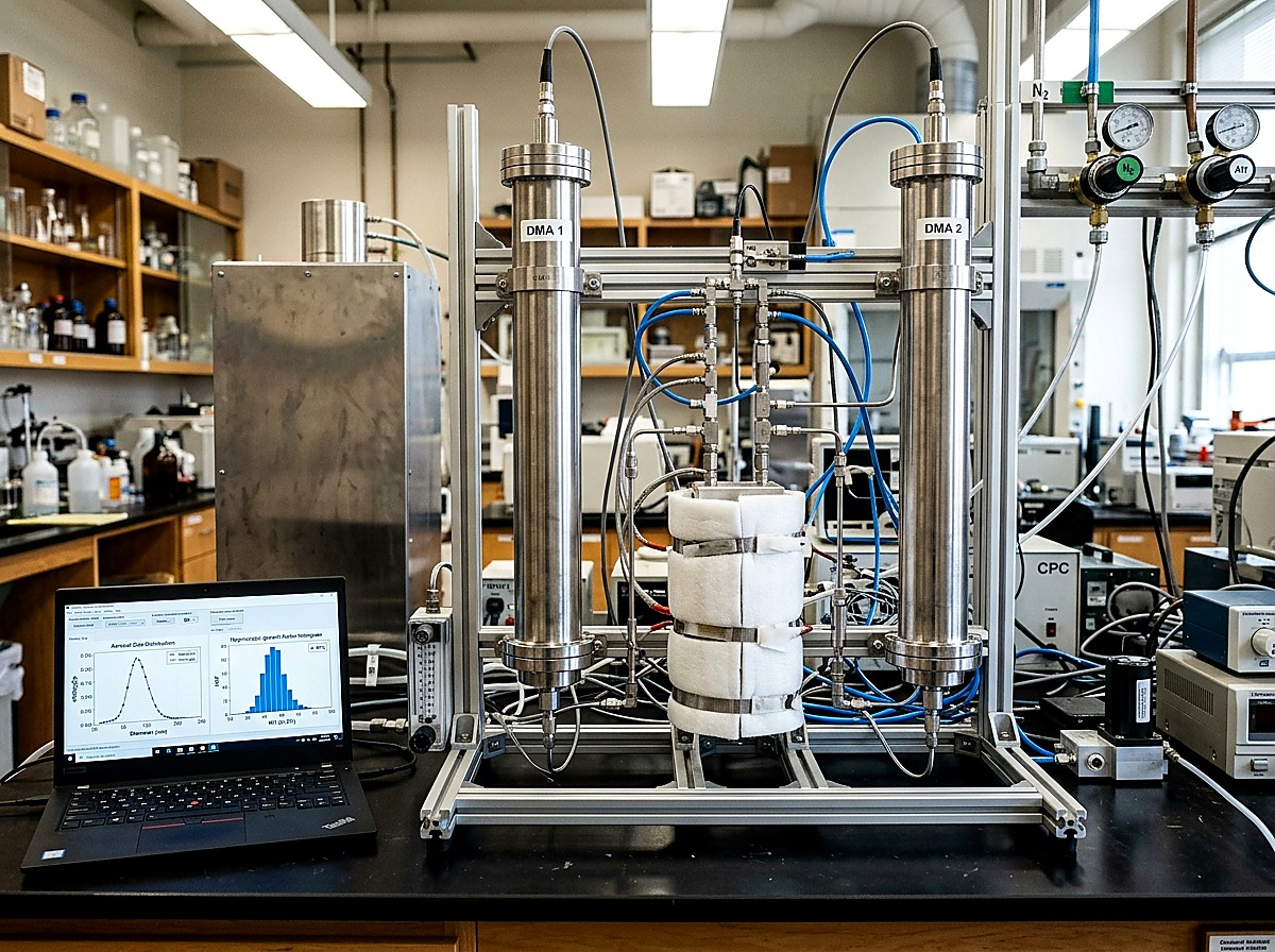 Research-Grade Hygroscopic Tandem Differential Mobility Analyzer HTDMA Laboratory System